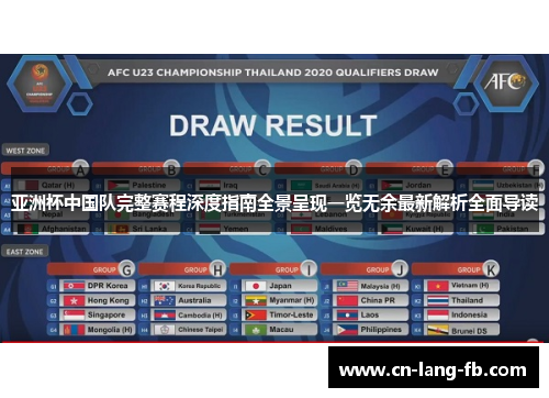亚洲杯中国队完整赛程深度指南全景呈现一览无余最新解析全面导读 亚洲杯中国队完整赛程深度指南全景呈现一览无余最新解析全面导读
